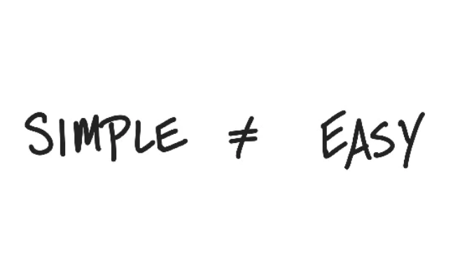 <b> Simple, Not Easy: The Runner's Mantra</b>