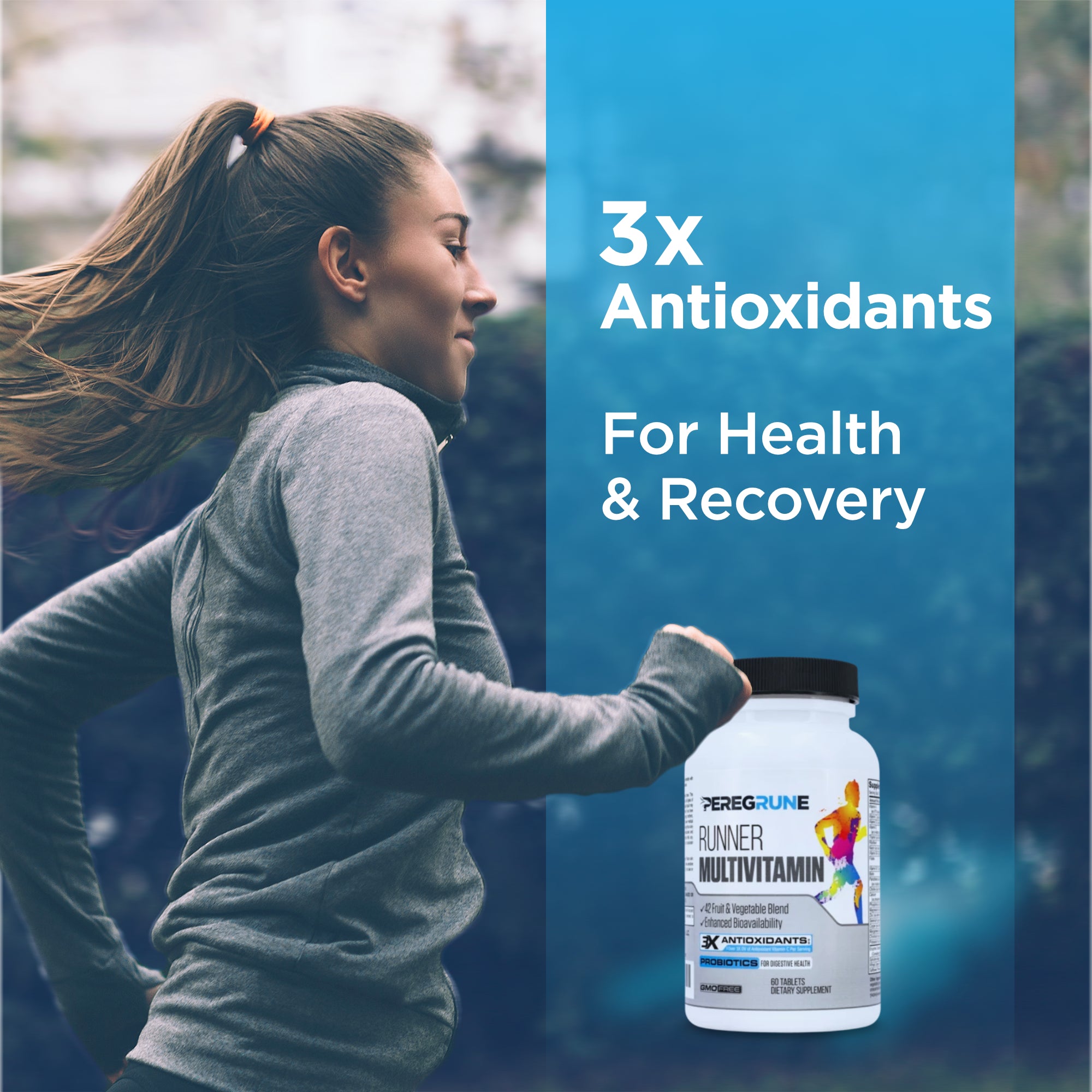 RUNNER MULTIVITAMIN & OMEGA-3 - PEREGRUNE