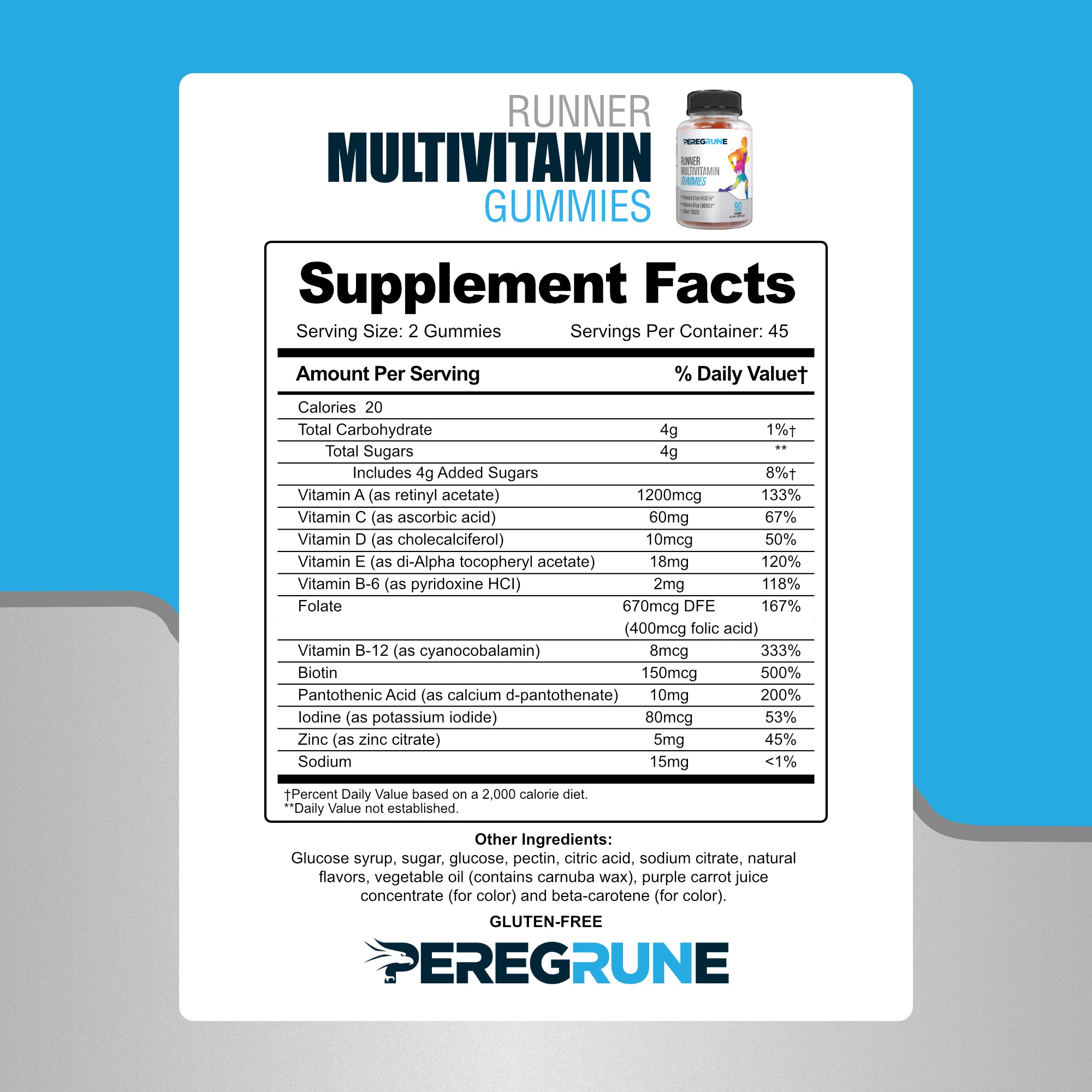 RUNNER MULTIVITAMIN - GUMMY - PEREGRUNE