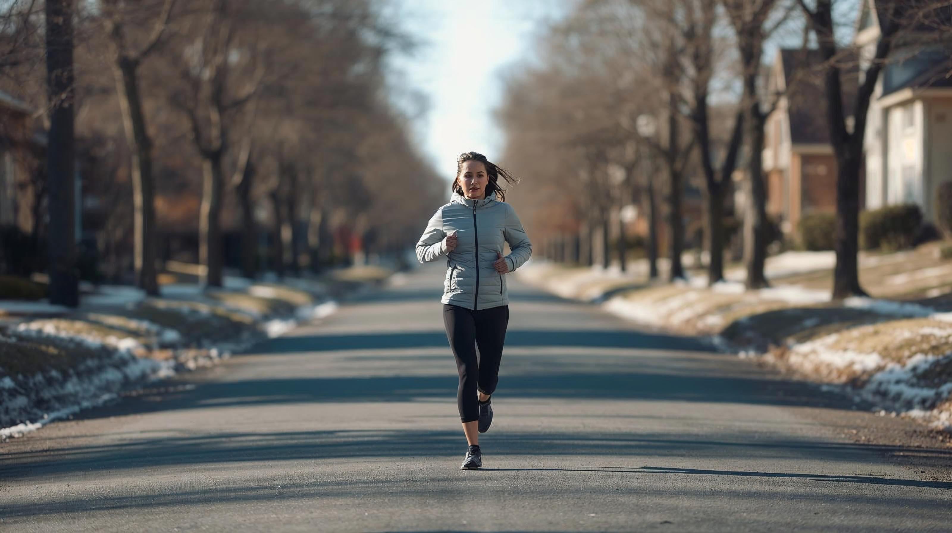 Female runner using Peregrune Runner Multivitamins