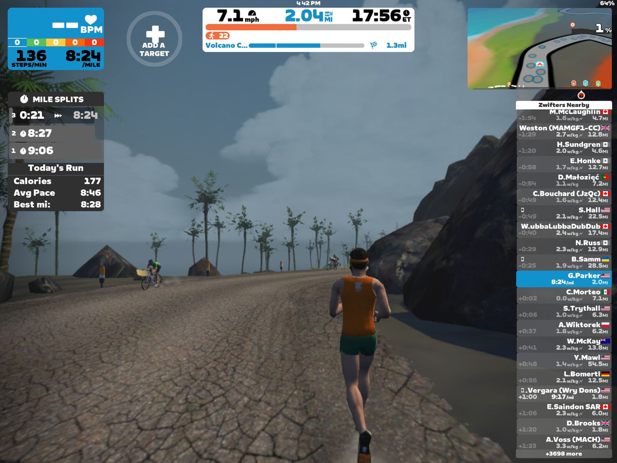 I love running on ZWIFT. I never minded running on the treadmill, and ...
