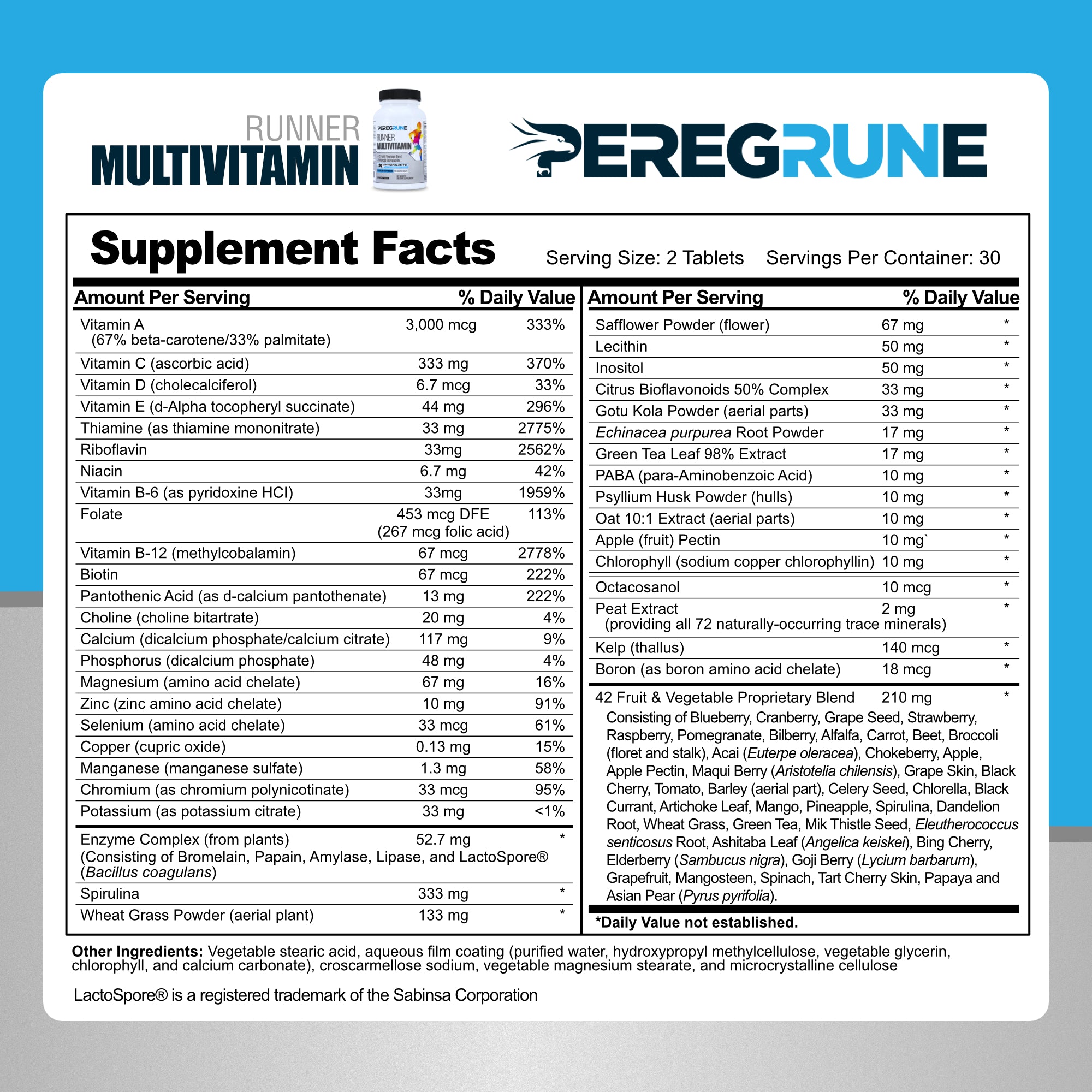 RUNNER MULTIVITAMIN