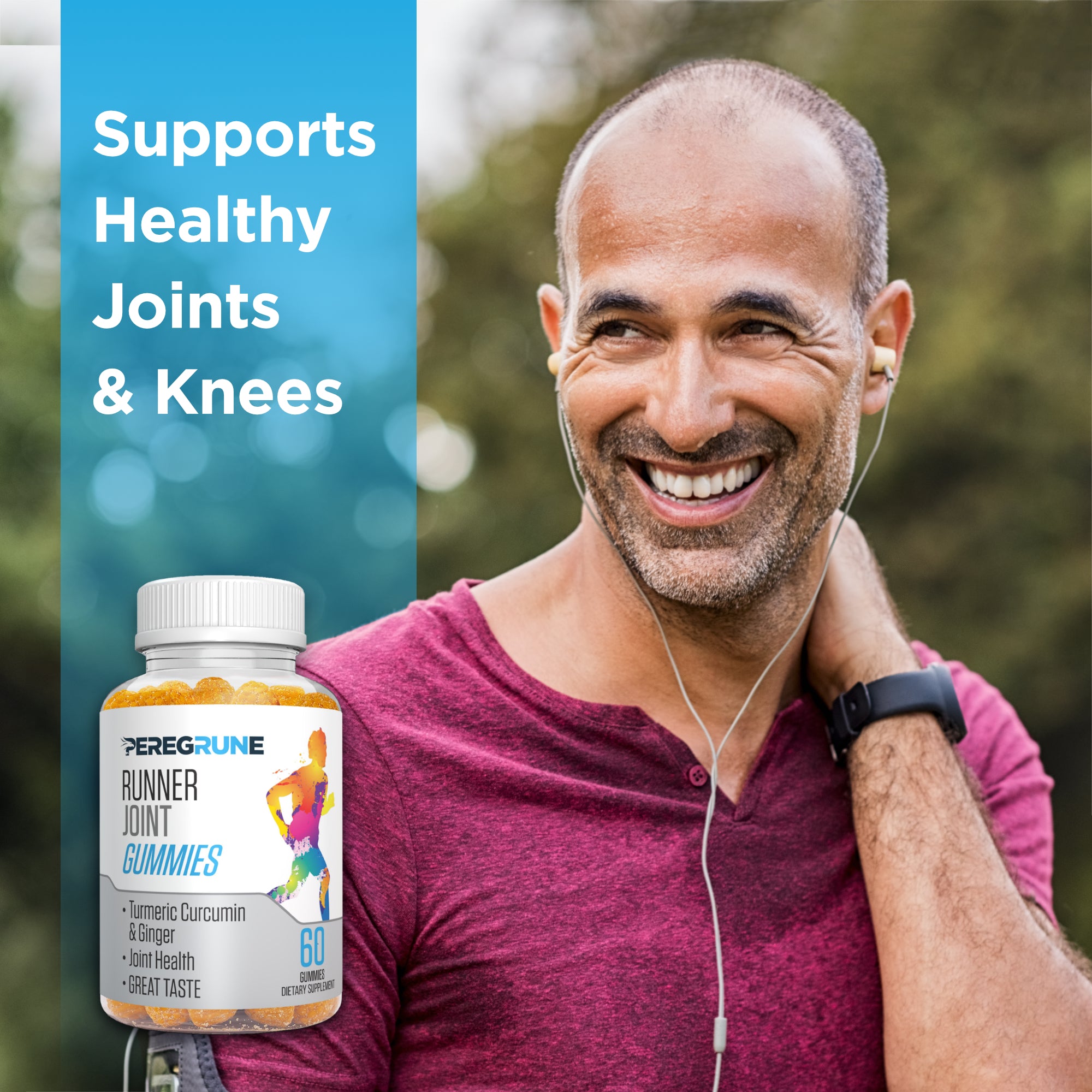 RUNNER JOINT SUPPORT - GUMMY - PEREGRUNE